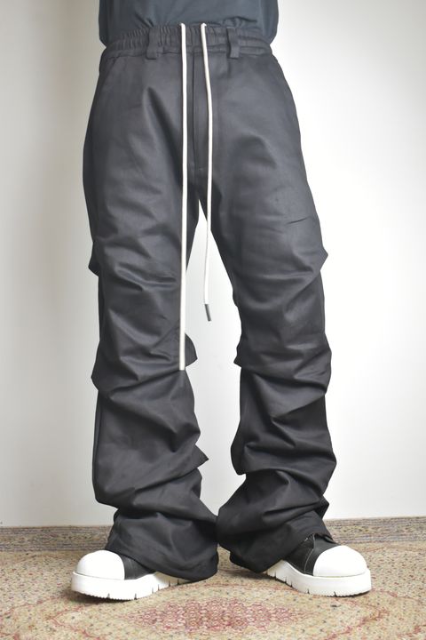 Boots Cut Tuck Pants"Black" / ブーツカットタックパンツ"ブラック"