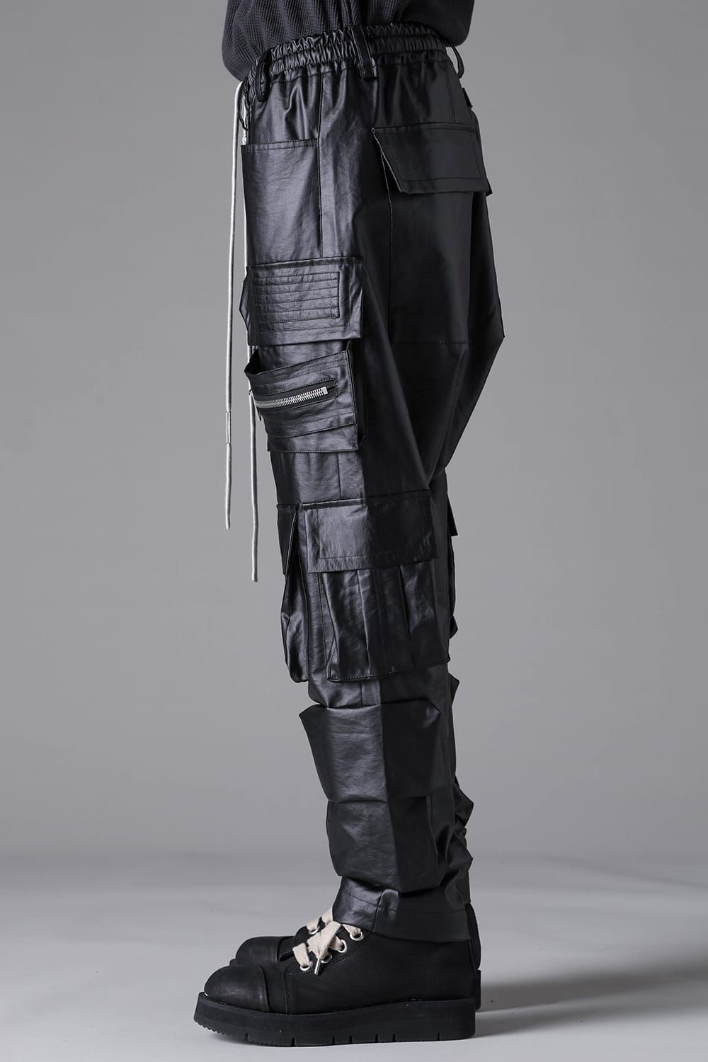 《2026AW先行予約》Cargo Sarrouel Easy Pants"Black" / カーゴサルエルイージーパンツ"ブラック"