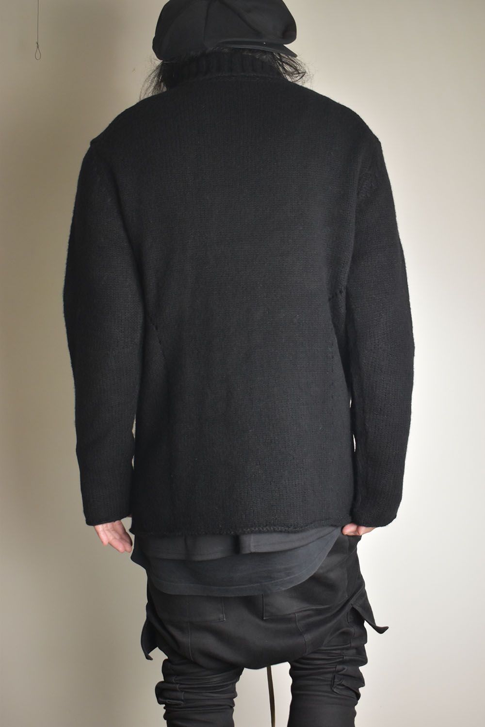 Riders Knit"Black" / ライダースニット"ブラック"