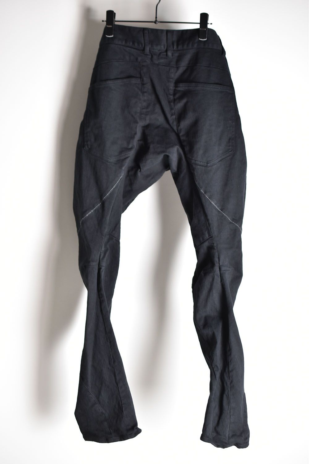 3D Curve Slim Pants"Black"/3Dカーブスリムパンツ"ブラック"