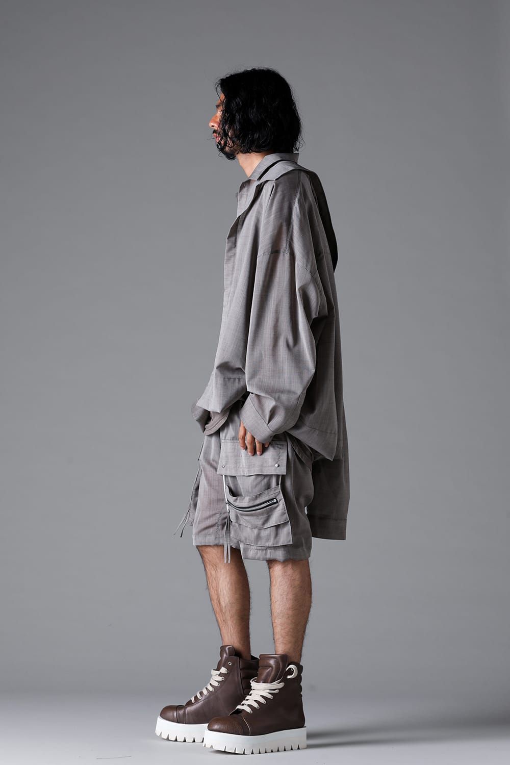 《2026SS先行予約》Coalesce Shirts"Black /Stone" / コウアレスシャツ"ブラック/ストーン"