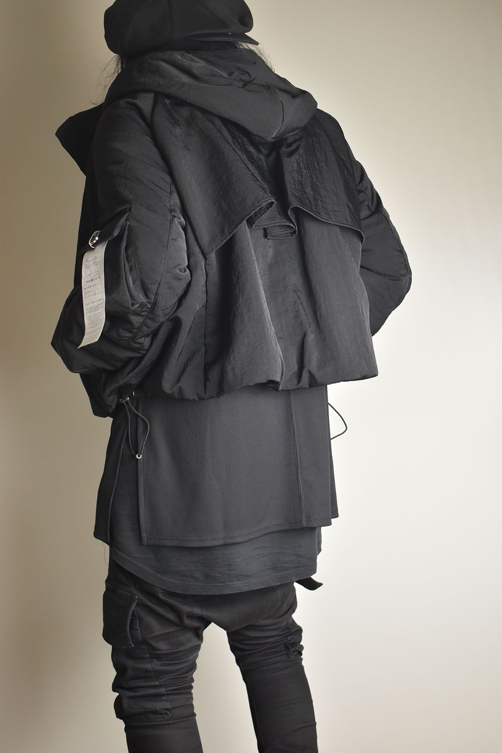Padding Short Blouson"Black" / パディングショートブルゾン"ブラック"