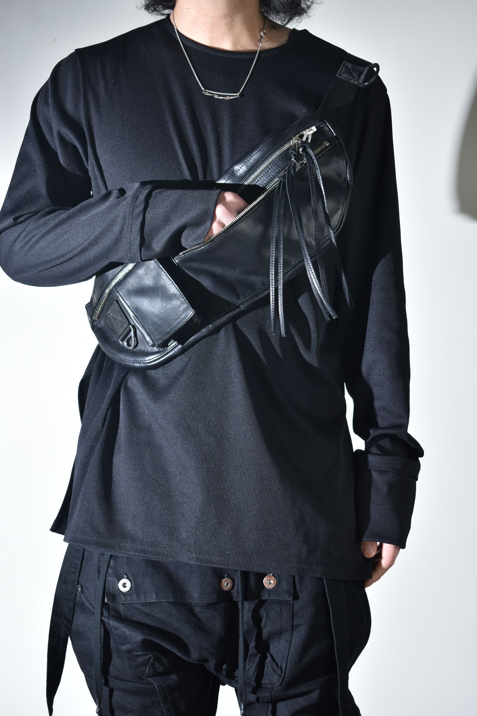 Leather Body Bag"Black" / レザーボディバッグ"ブラック"