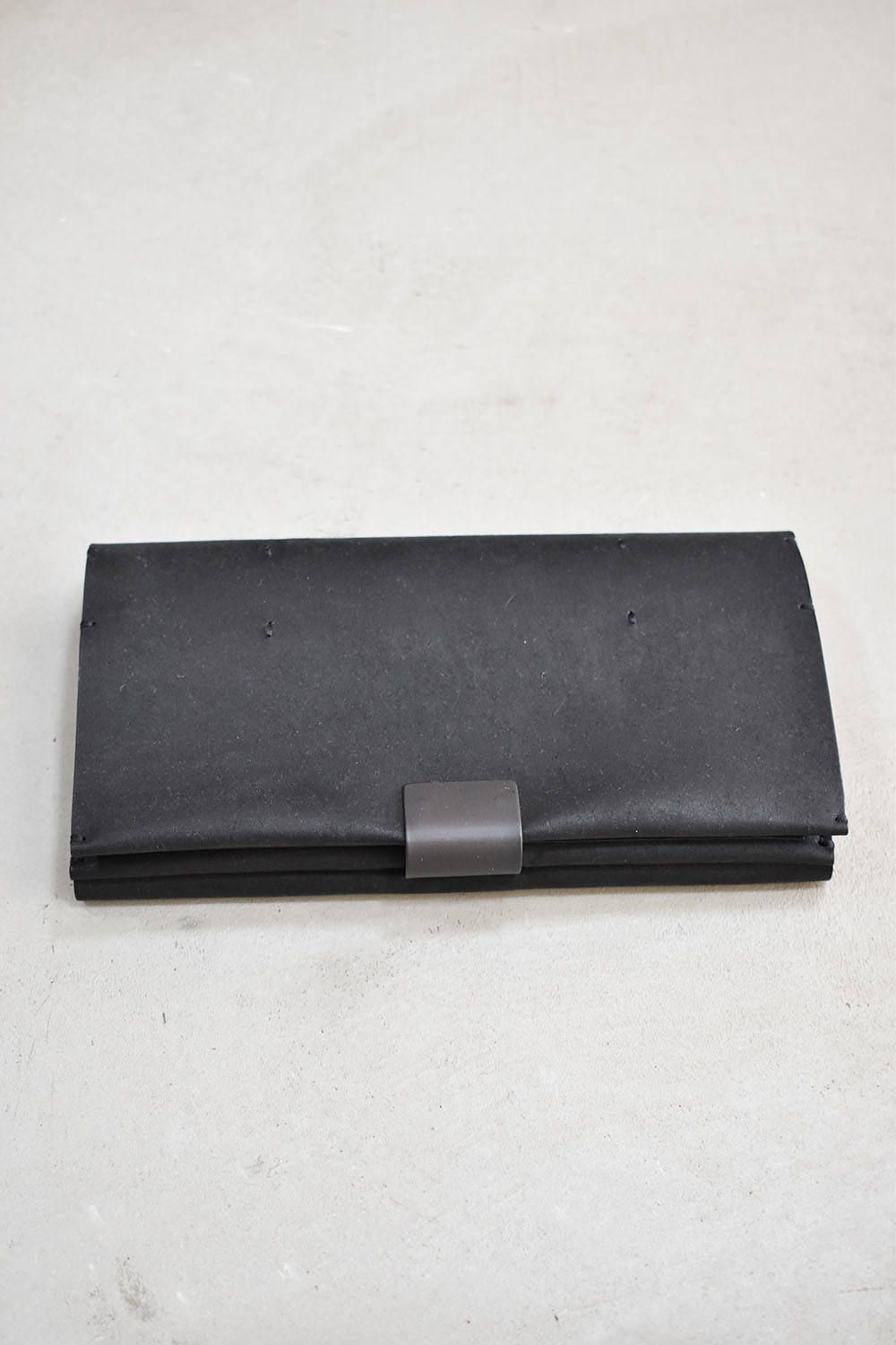 Cow Leather Long Wallet【ブラック】