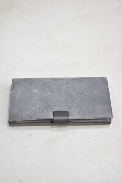 Cow Leather Long Wallet【アイスグレー】