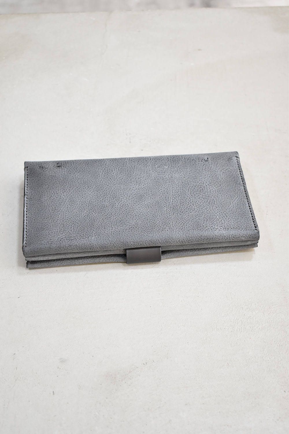Cow Leather Long Wallet【アイスグレー】