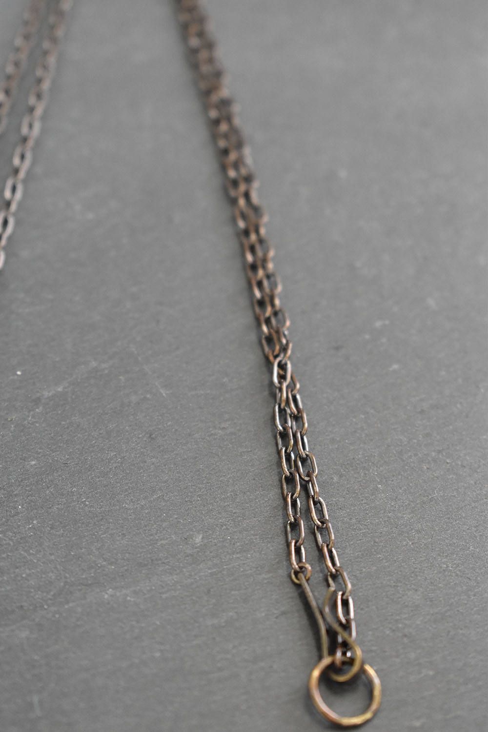 Brass Necklace"lattice"