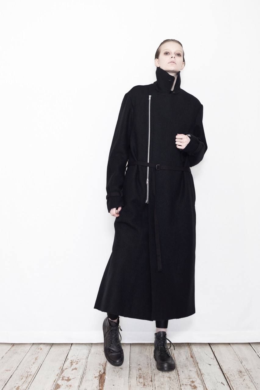 《ラスト1点!!》メルトンZip Up Long Trench Coat