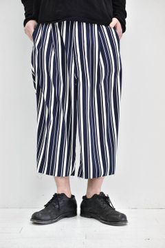 1TUCK WIDE TROUSERS"Black"