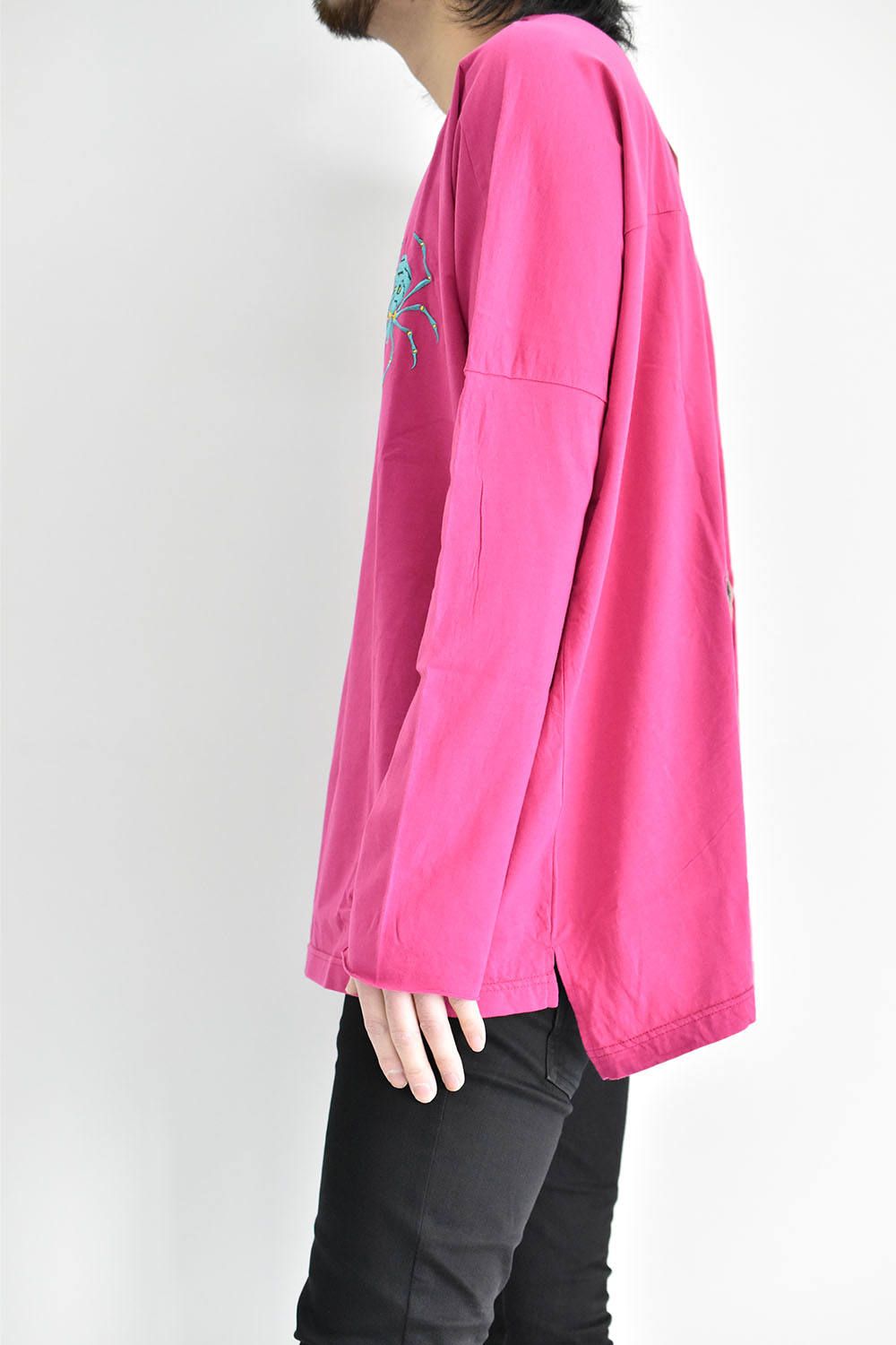 Dolman L/S"embroidery" Magenta