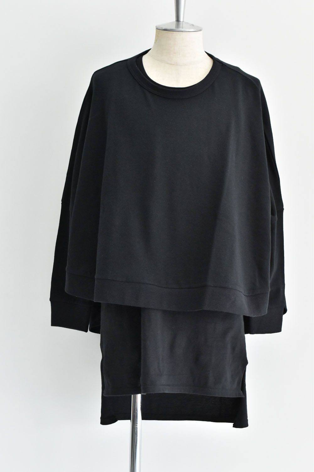Wide pullover"Black"/レディースアイテム
