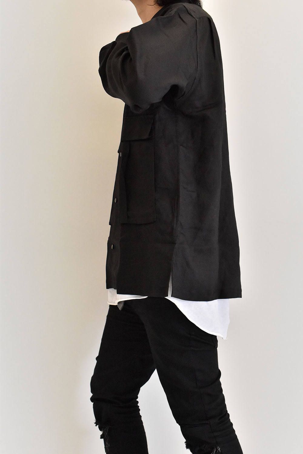 《ラスト1点!!》W.P.SHT JKT “linen“【Black】