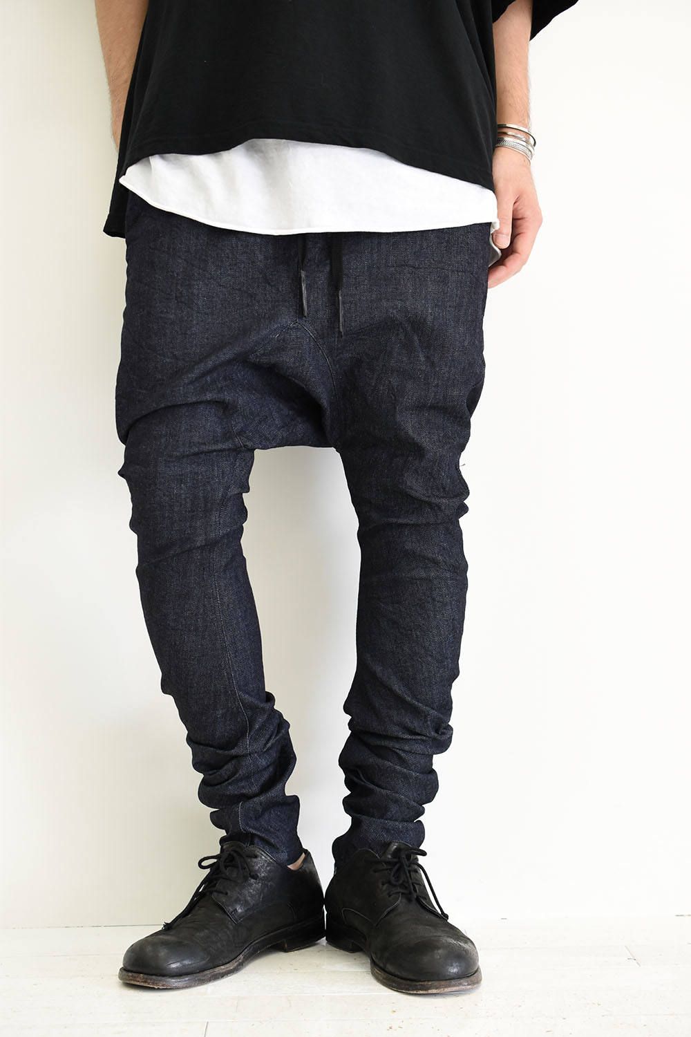 《ラスト1点!!》Stretch Denim Sarouel Skinny "Blue"/ストレッチデニムサルエルスキニー"ブルー"