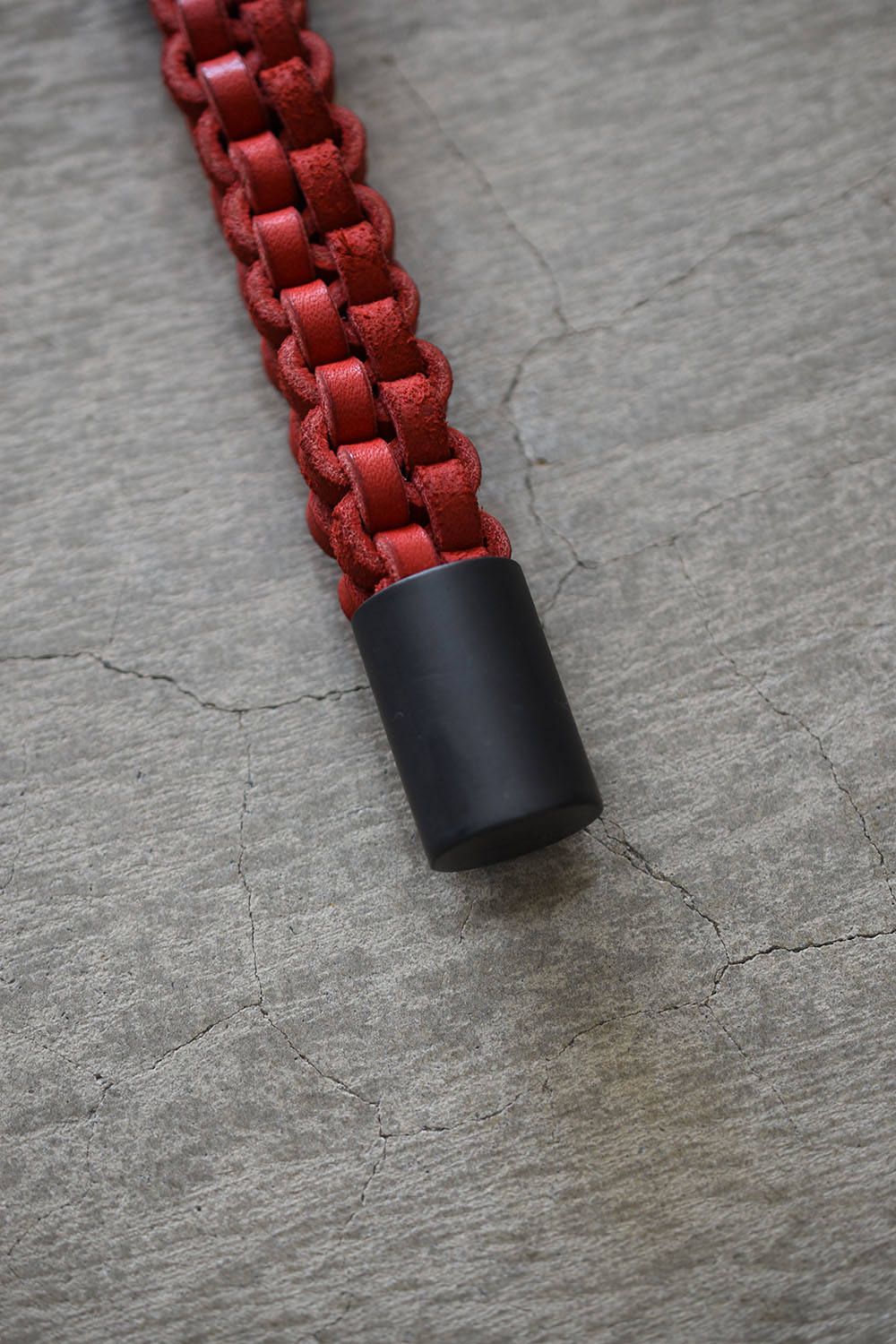 Leather Key Ring  Long"Red" /レザーキーリング