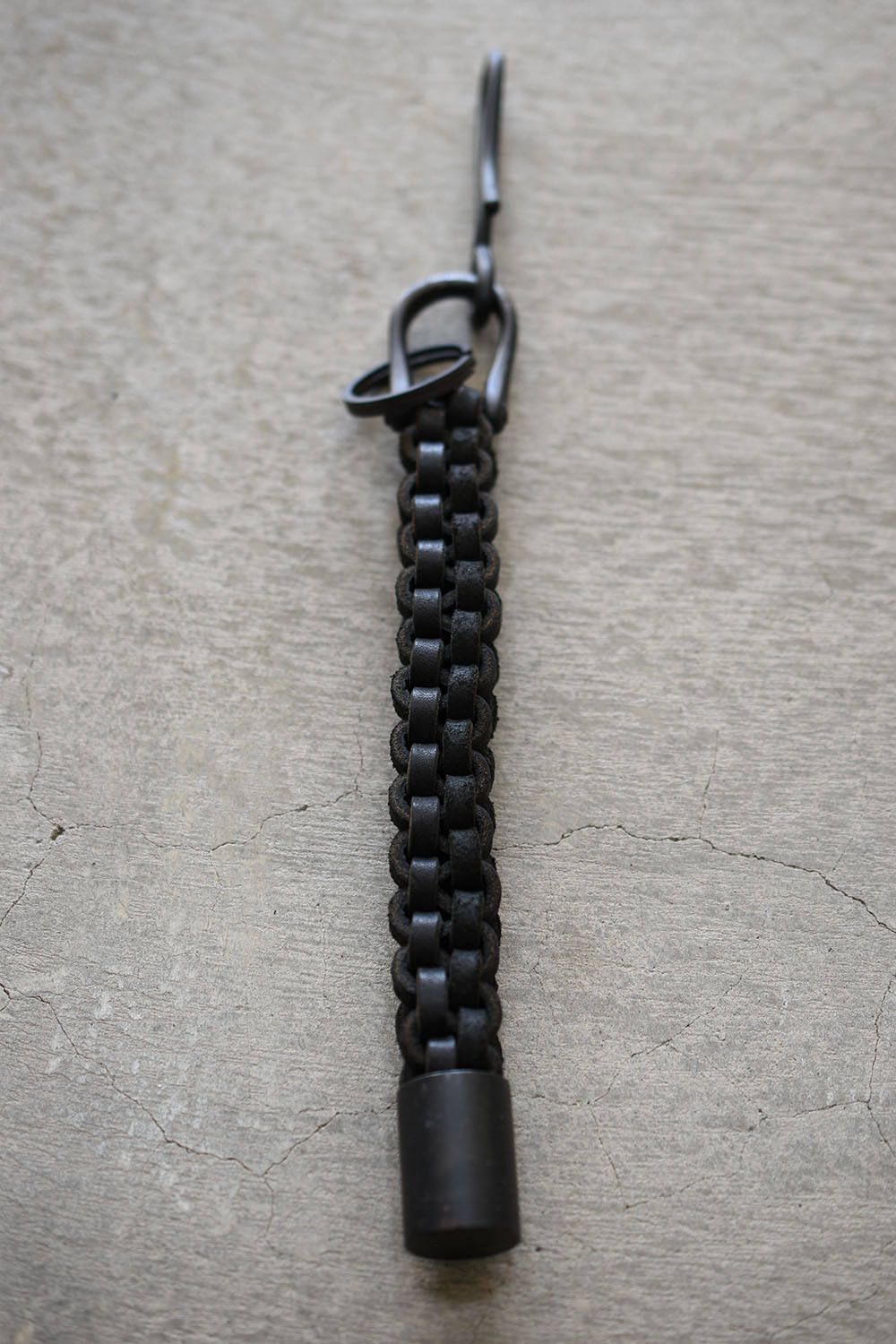 Leather Key Ring  Long"Black" /レザーキーリング