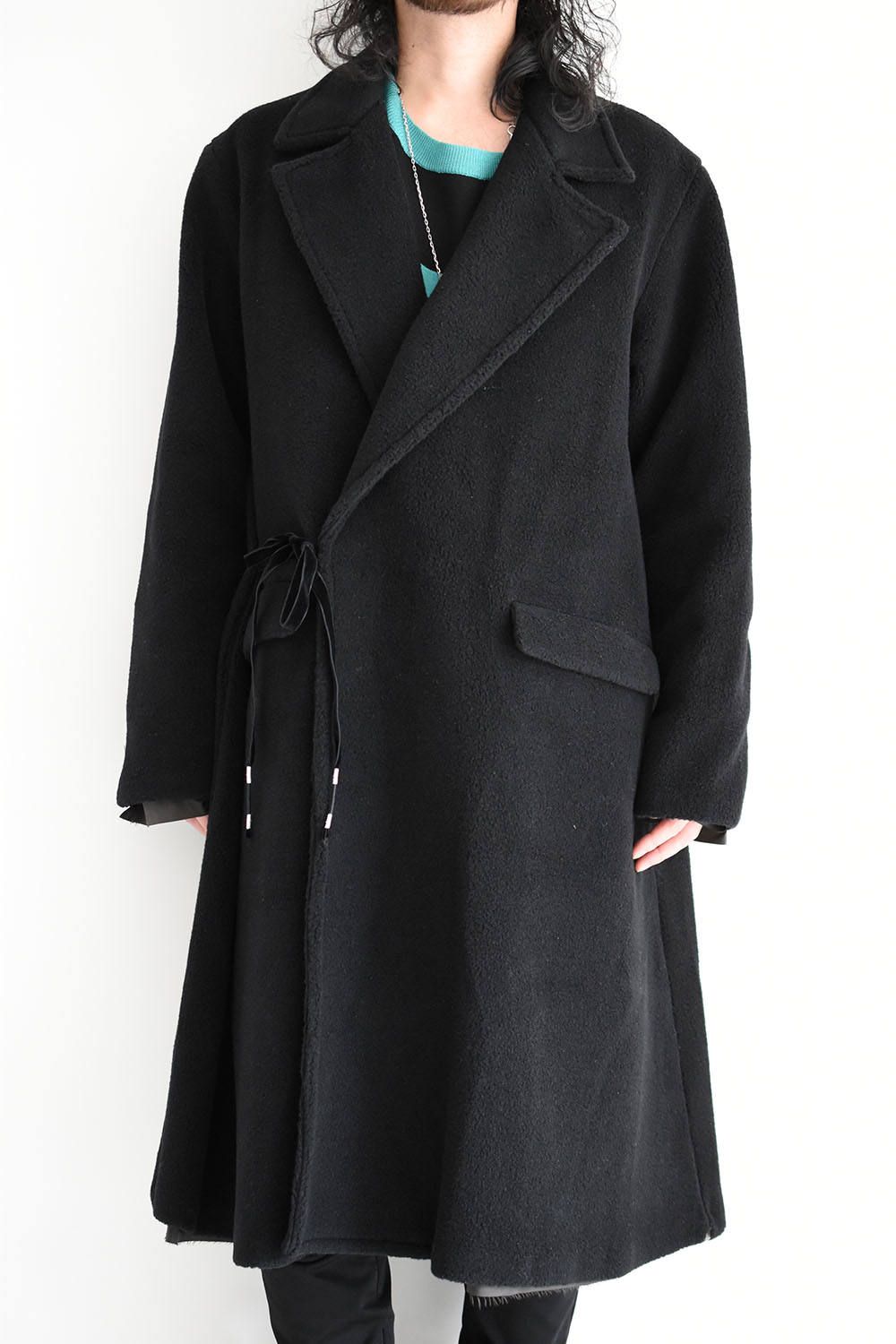 RIBBON OVER COAT"Black"/リボンオーバーコート"ブラック"