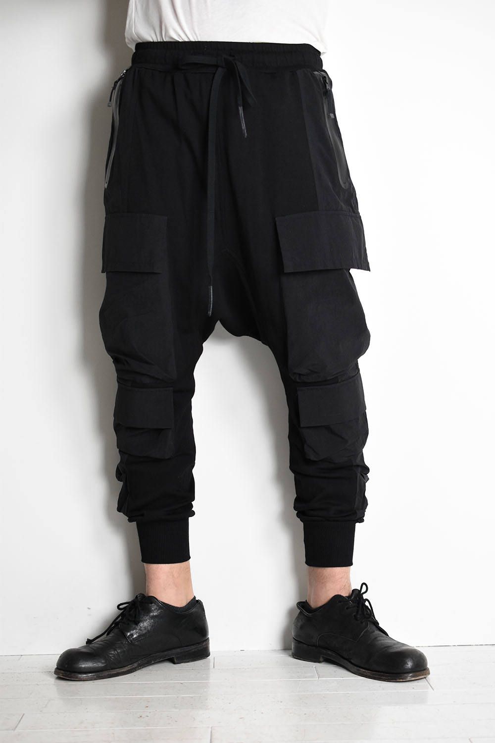 《ラスト1点!!》Military Sarouel Pants"Black"/ミリタリーサルエルパンツ"ブラック"