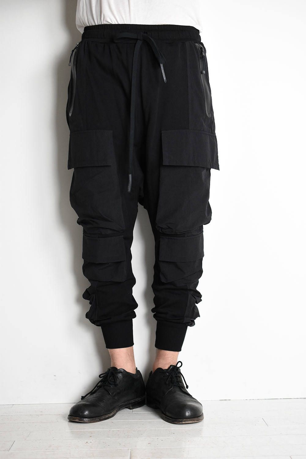 《ラスト1点!!》Military Sarouel Pants"Black"/ミリタリーサルエルパンツ"ブラック"