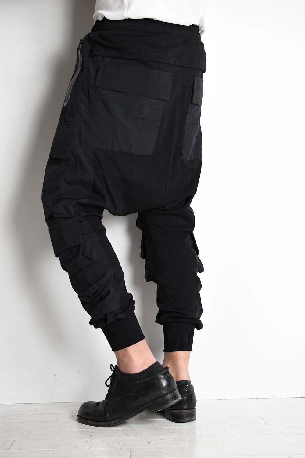 《ラスト1点!!》Military Sarouel Pants"Black"/ミリタリーサルエルパンツ"ブラック"