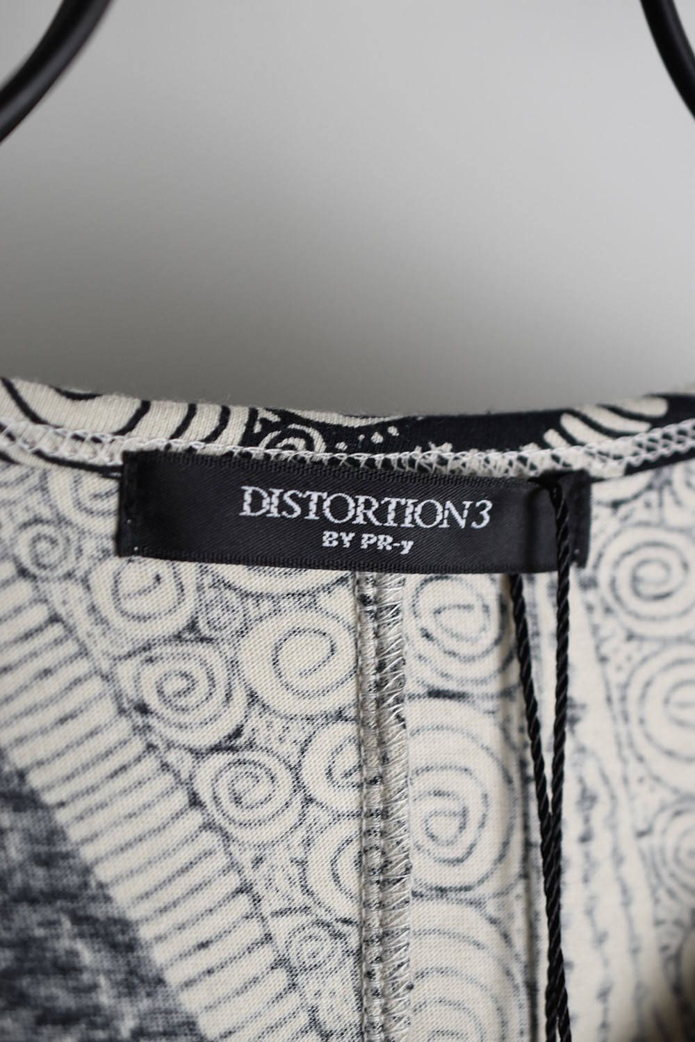 《ラスト1点!!》-DISTORTION3-コットン天竺プリント Loose Fit T Shirt"Animal"