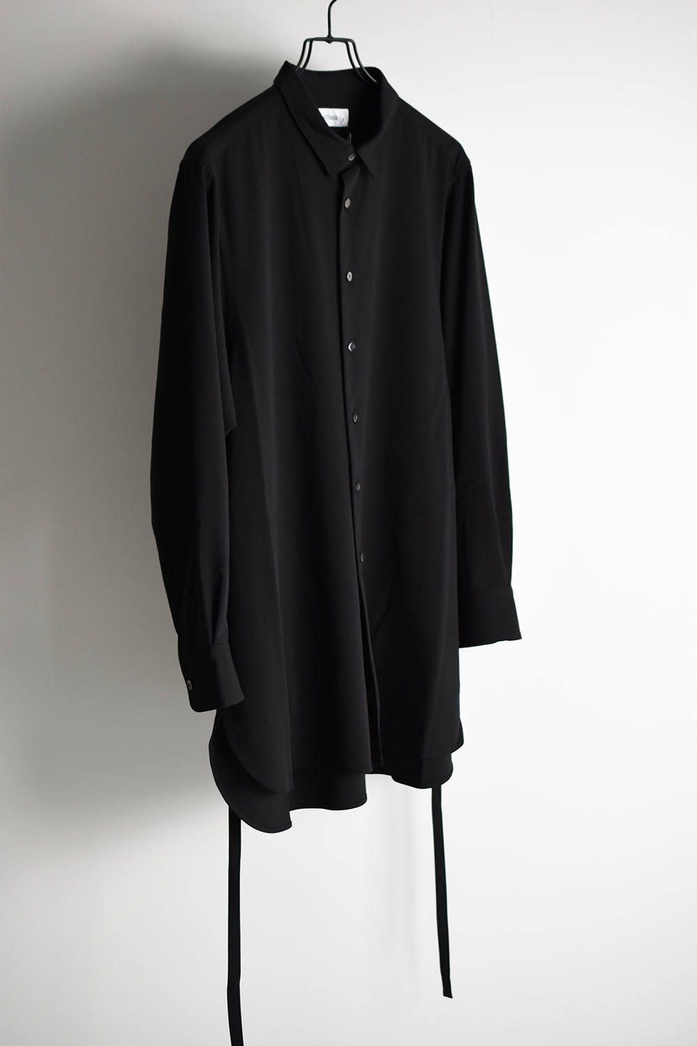《ラスト1点!!》Strings Long Shirt”Black”/ストリングスロングシャツ"ブラック"