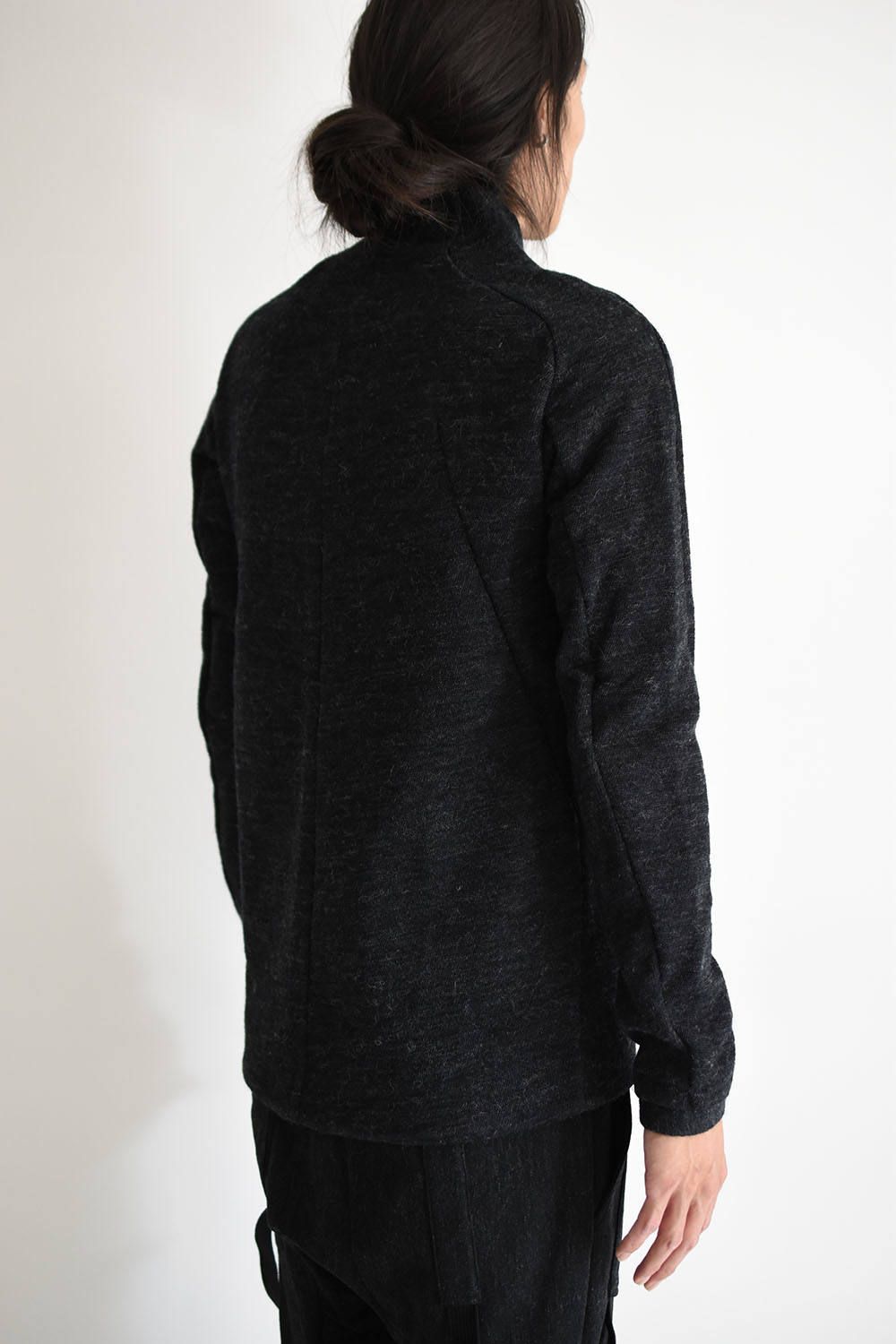Norwegian wool Bonding cardigan"Black"/ボンディングカーディガン"ブラック"