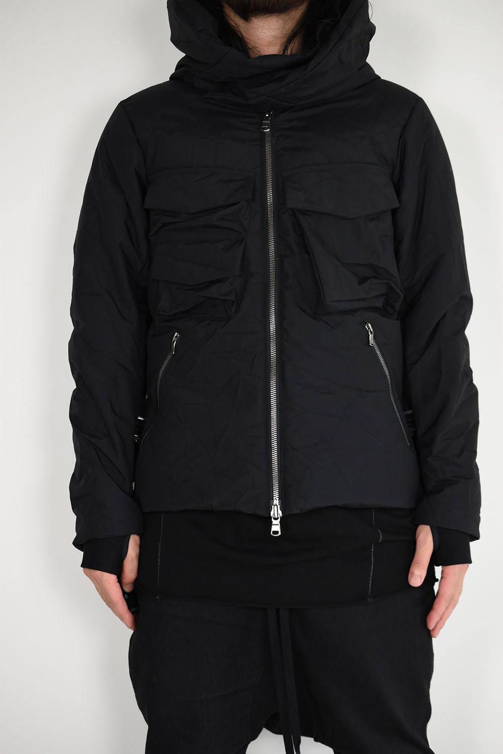 《ラスト1点!!》High Neck Down Blouson"Black"/ハイネックダウンブルゾン"ブラック"