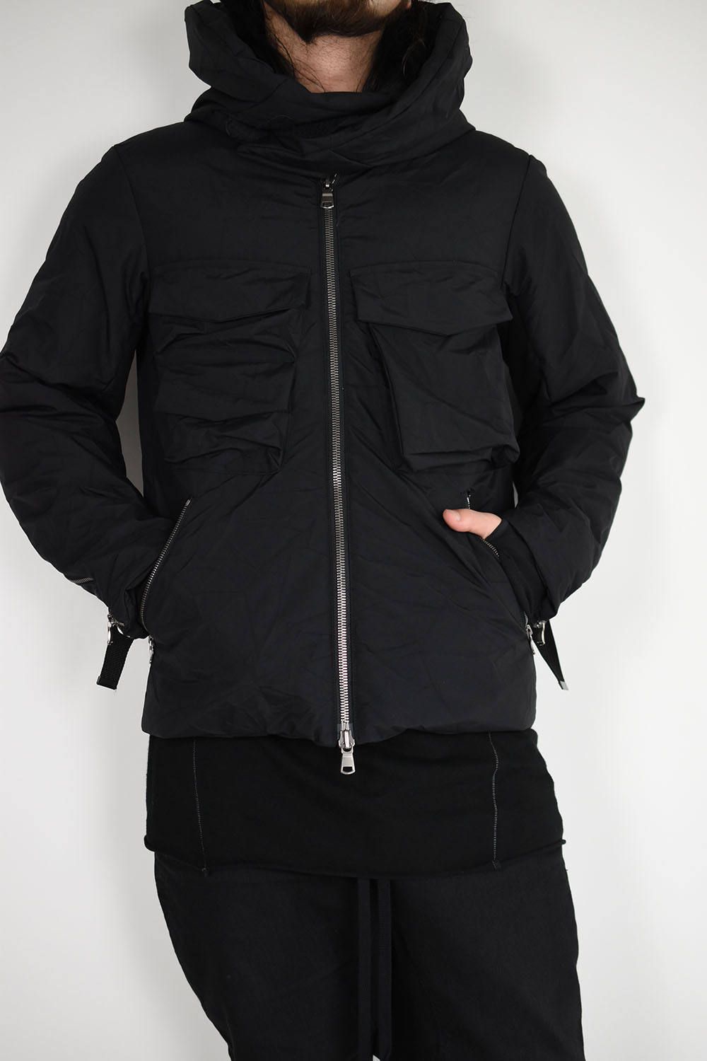 《ラスト1点!!》High Neck Down Blouson"Black"/ハイネックダウンブルゾン"ブラック"