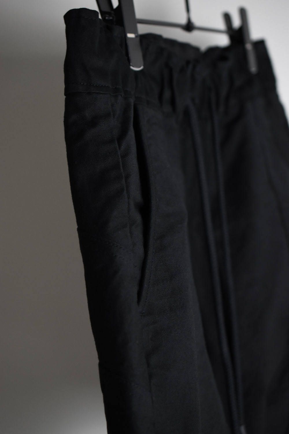 《ラスト1点!!》LAYERED SARROUEL PANTS"Black"/レイヤードサルエルパンツ"ブラック"