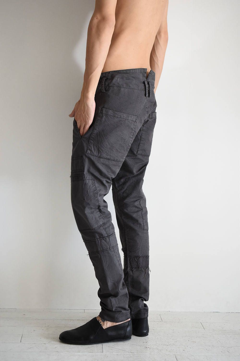 《ラスト1点!!》Stitch Fabric Slim Easy Pants"Grey"/ステッチファブリックスリムイージーパンツ"グレー"