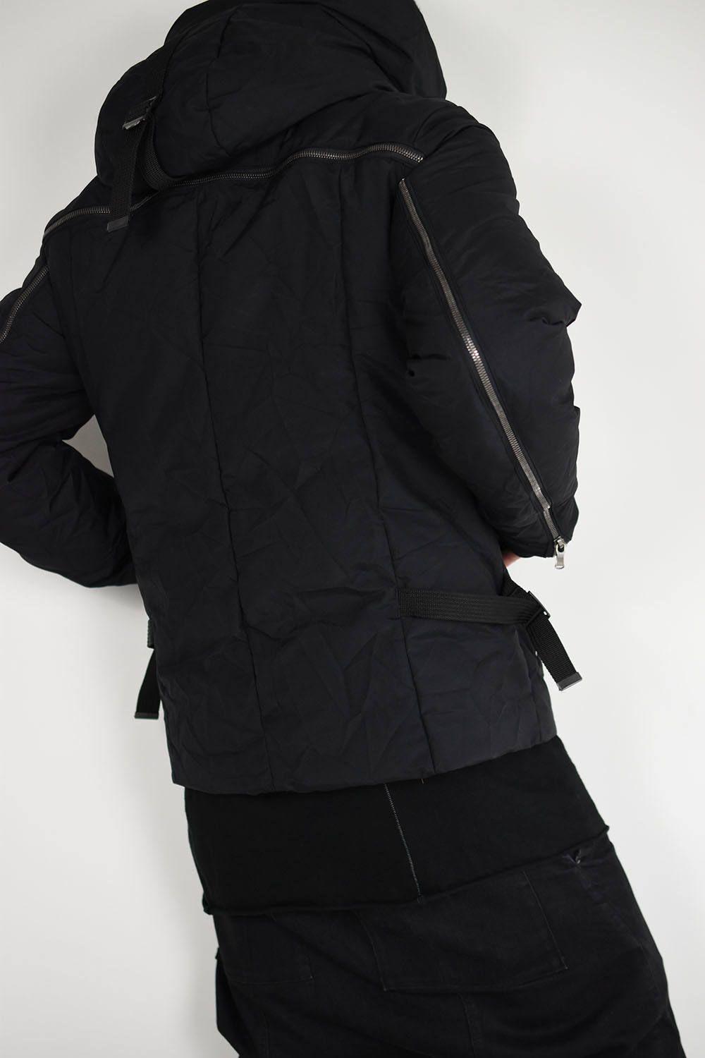 《ラスト1点!!》High Neck Down Blouson"Black"/ハイネックダウンブルゾン"ブラック"