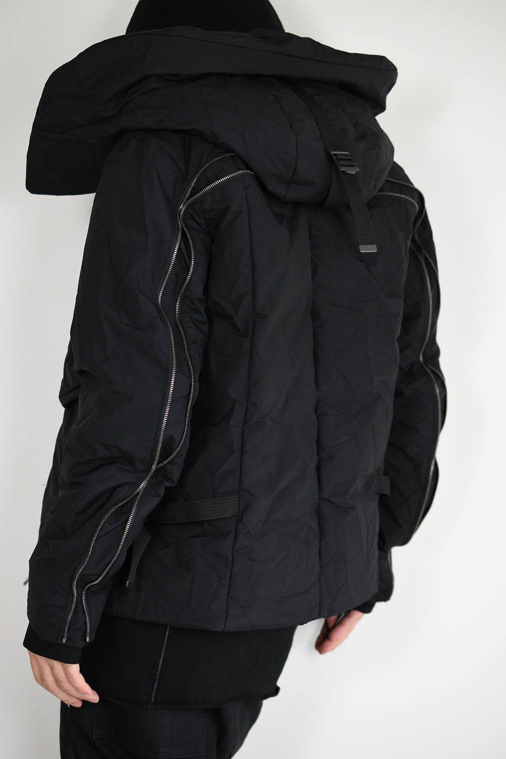 《ラスト1点!!》High Neck Down Blouson"Black"/ハイネックダウンブルゾン"ブラック"