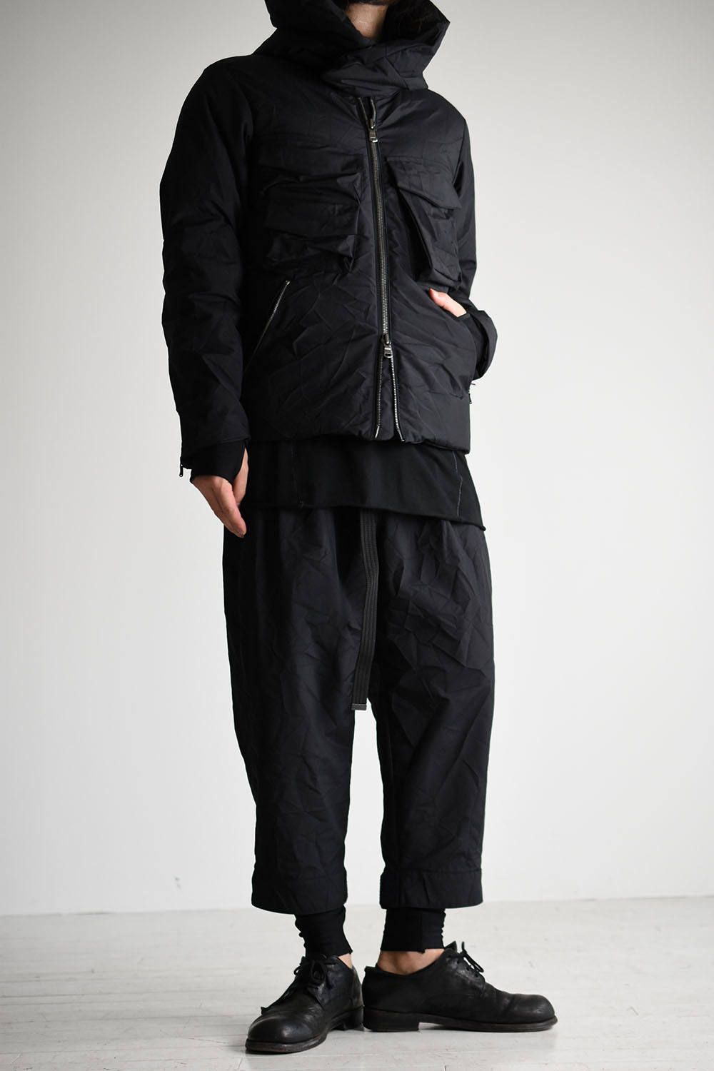 《ラスト1点!!》High Neck Down Blouson"Black"/ハイネックダウンブルゾン"ブラック"