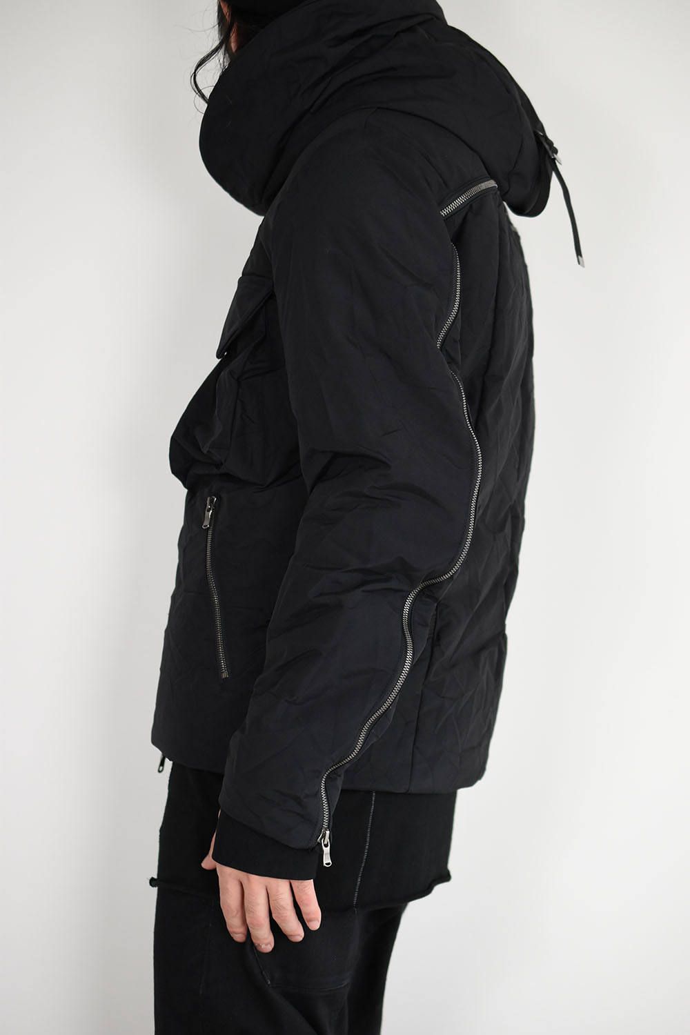 《ラスト1点!!》High Neck Down Blouson"Black"/ハイネックダウンブルゾン"ブラック"