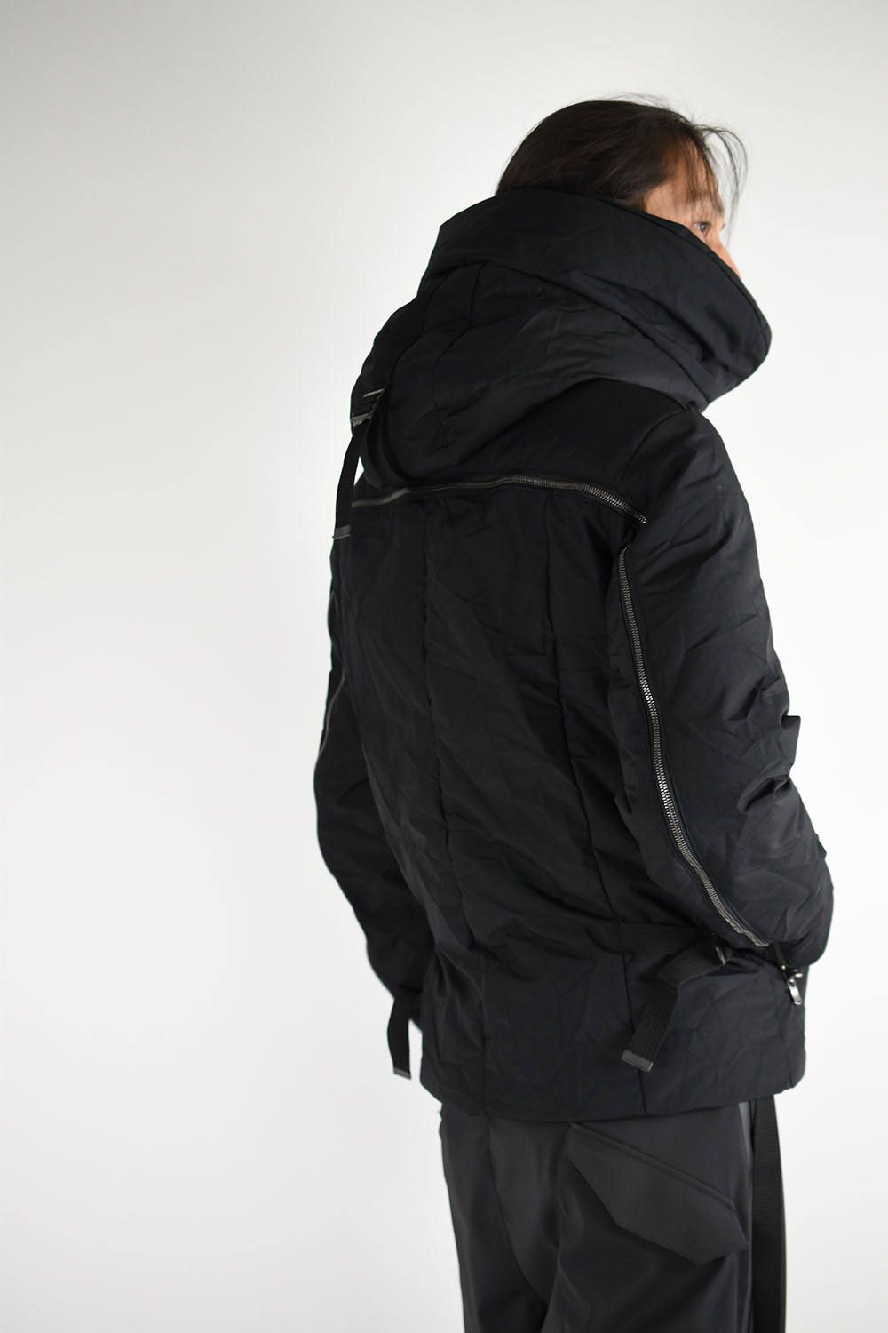 《ラスト1点!!》High Neck Down Blouson"Black"/ハイネックダウンブルゾン"ブラック"