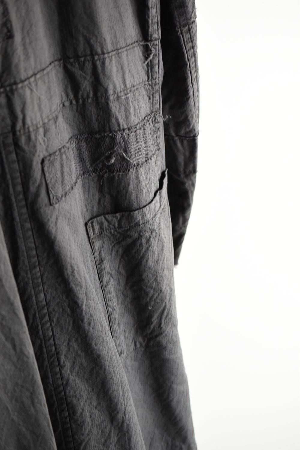 《ラスト1点!!》Stitch Fabric Coat"Grey"/ステッチファブリックコート"グレー"