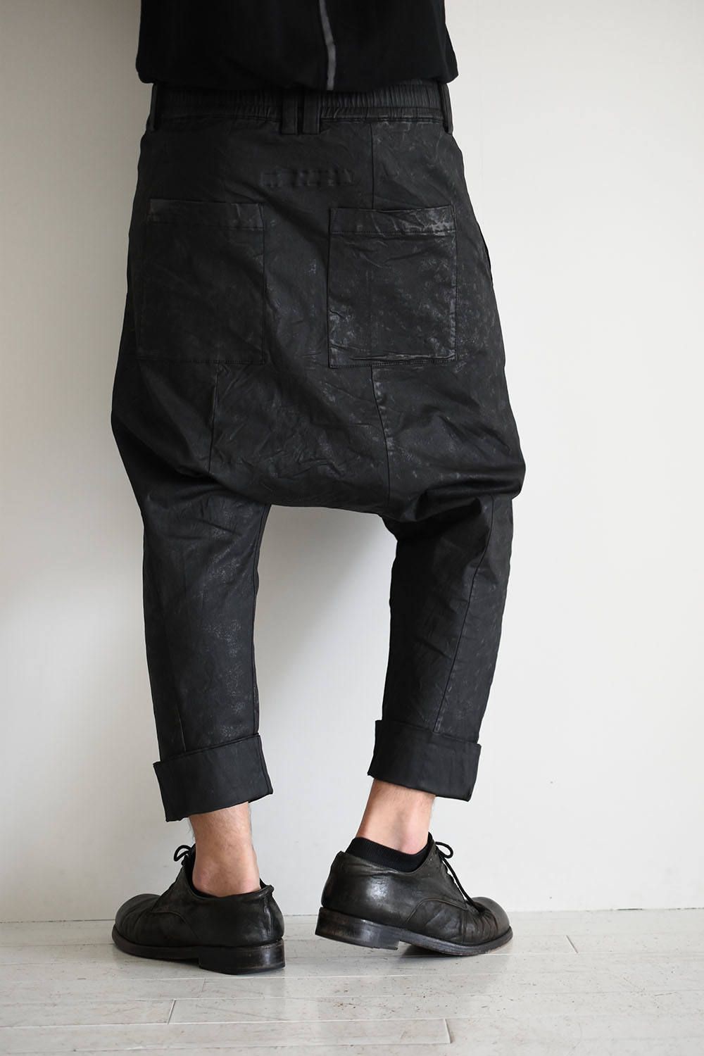 A.F ARTEFACT - Coated Sarouel Cropped Pants / コーティング 