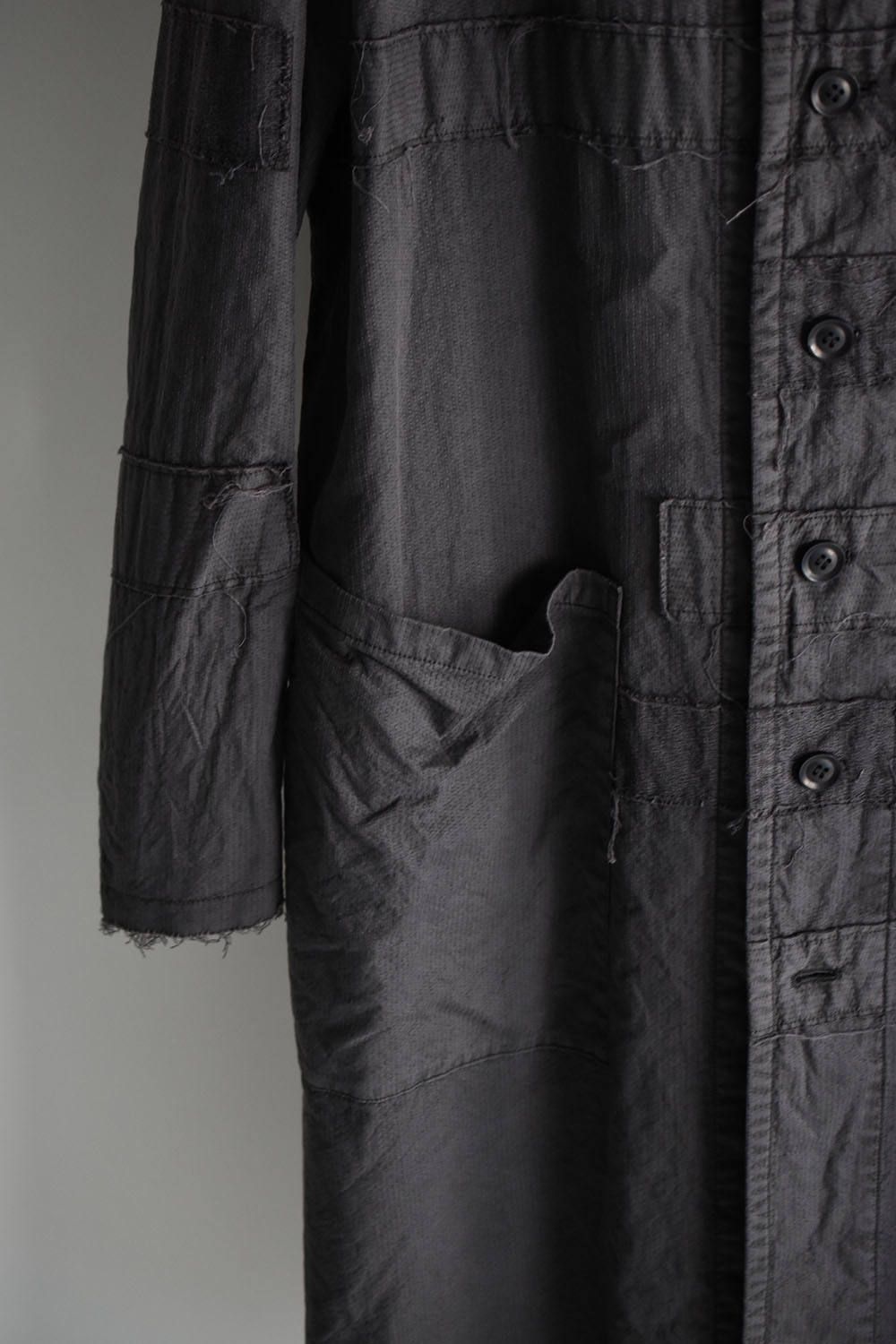 《ラスト1点!!》Stitch Fabric Coat"Grey"/ステッチファブリックコート"グレー"