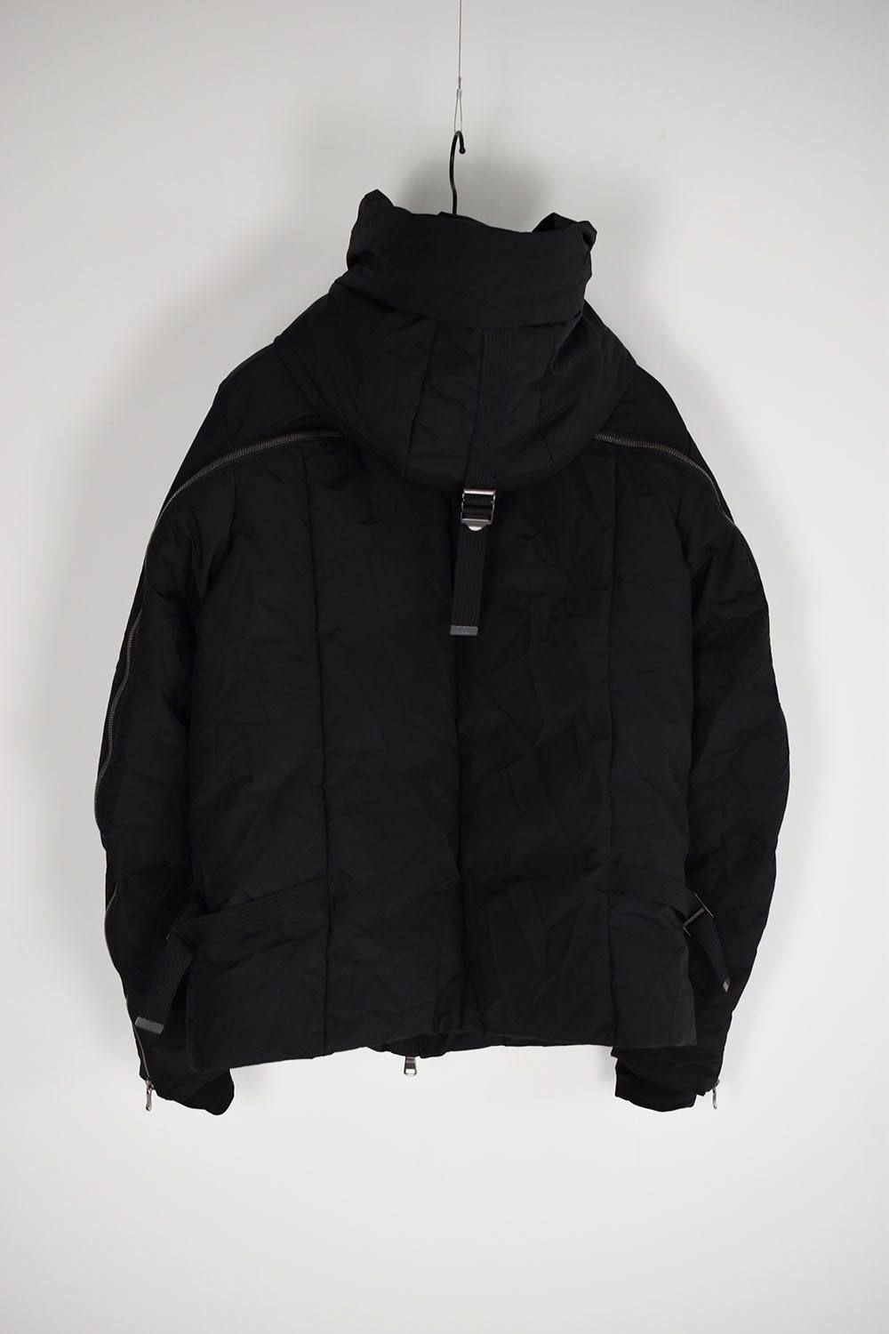 《ラスト1点!!》High Neck Down Blouson"Black"/ハイネックダウンブルゾン"ブラック"