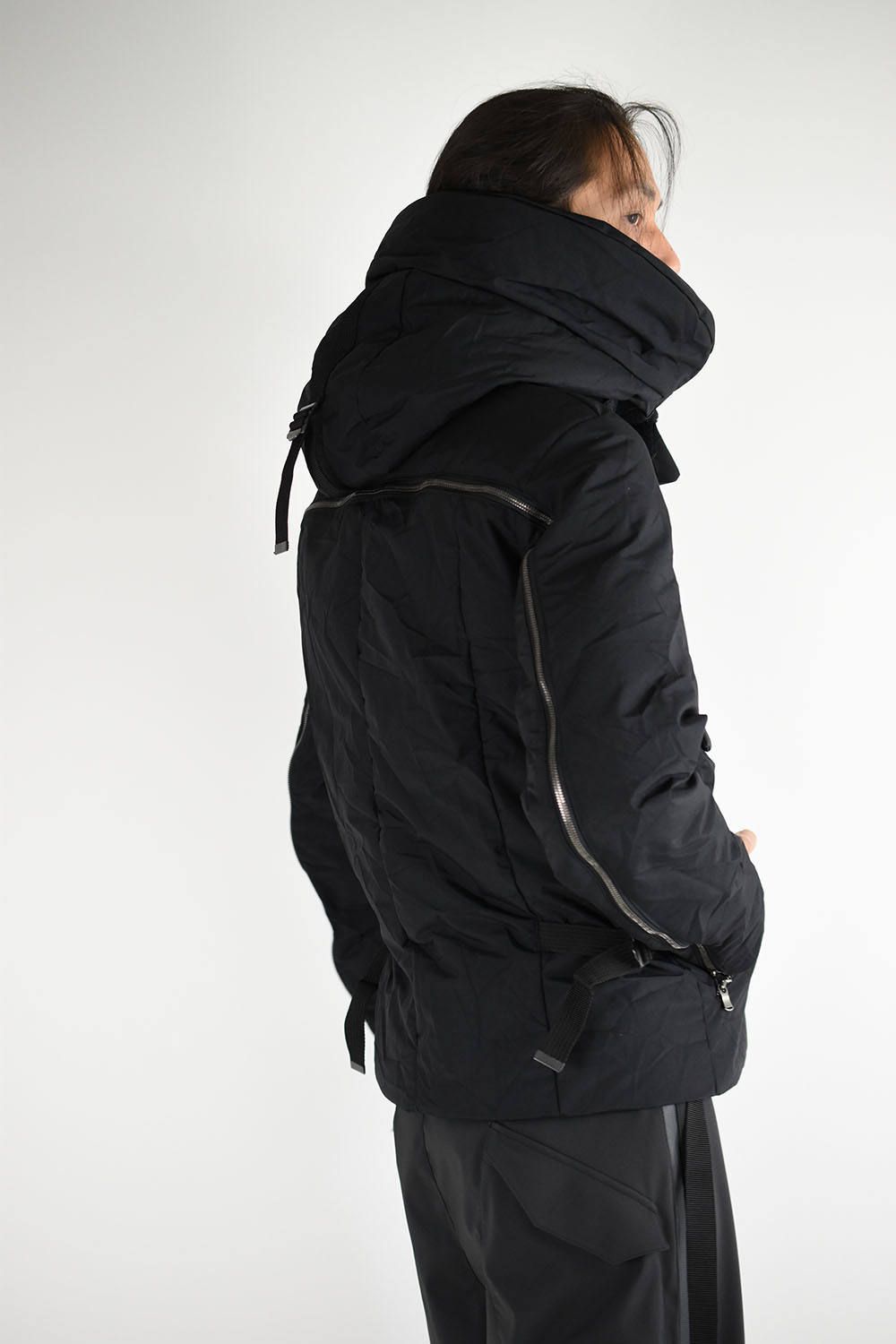 《ラスト1点!!》High Neck Down Blouson"Black"/ハイネックダウンブルゾン"ブラック"