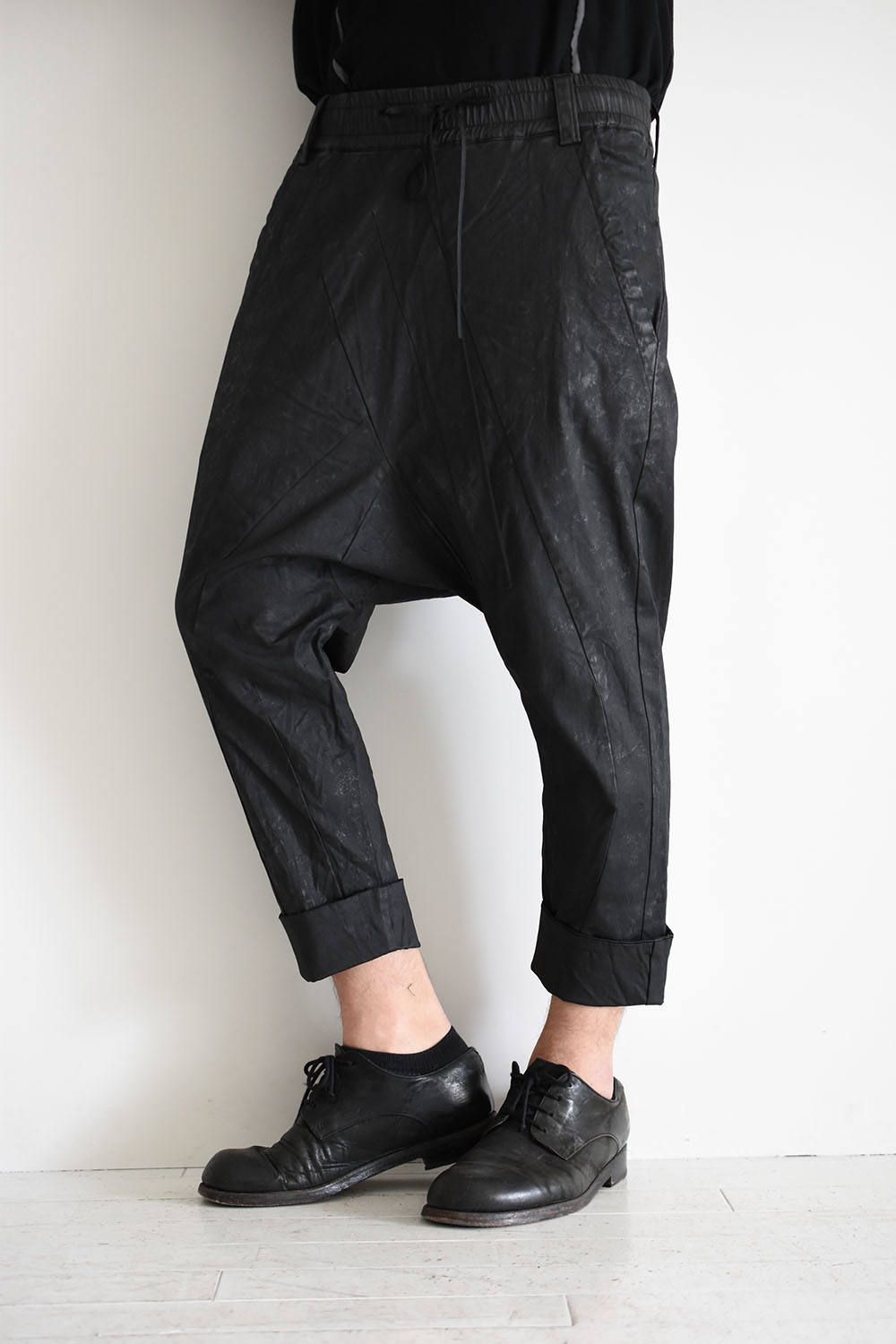 A.F ARTEFACT - Coated Sarouel Cropped Pants / コーティング