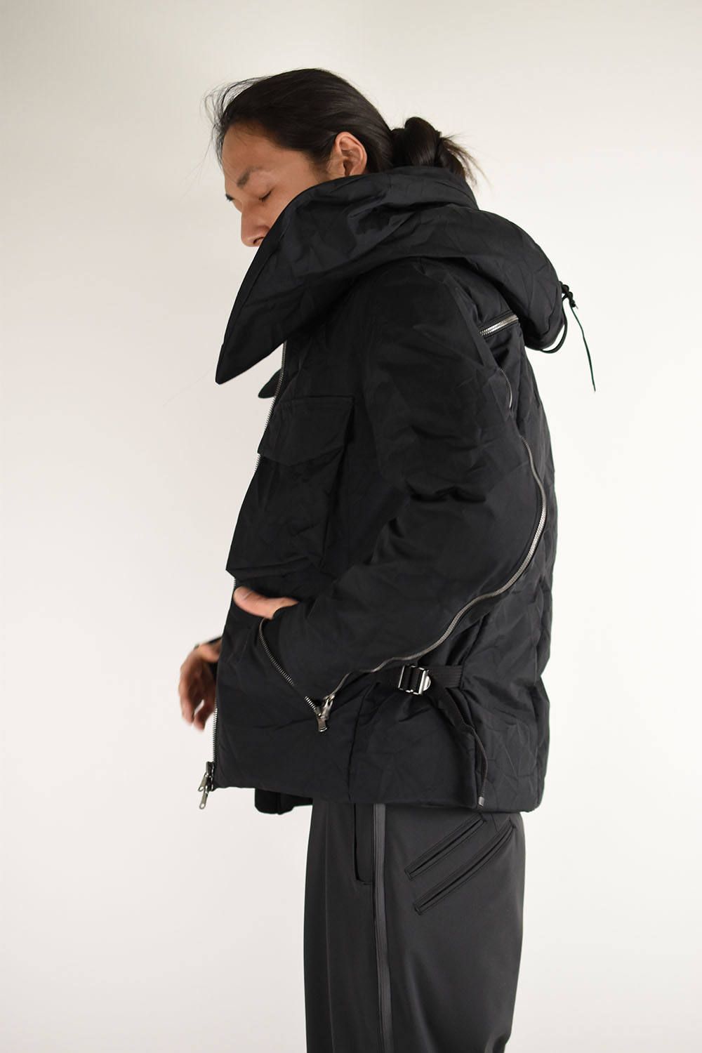 《ラスト1点!!》High Neck Down Blouson"Black"/ハイネックダウンブルゾン"ブラック"