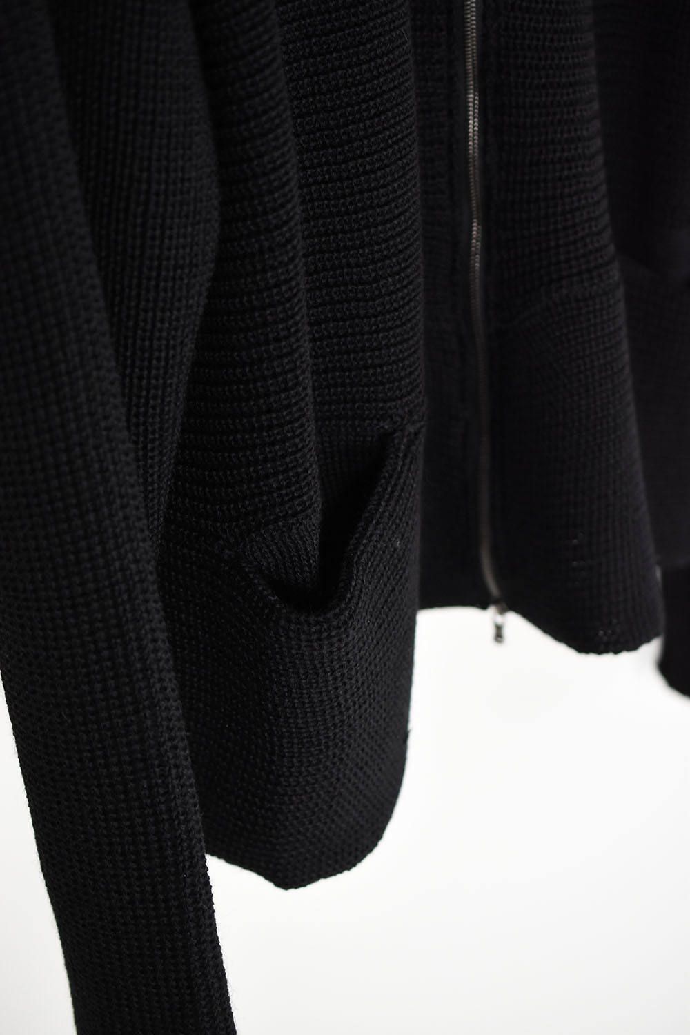 《ラスト1点!!》Wide Silhouette Knit Cardigan"Black"/ワイドシルエットニットカーディガン"ブラック"