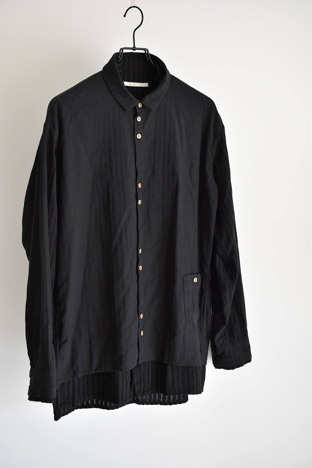 Layered Shirts "Black" /レイヤードシャツ"ブラック"