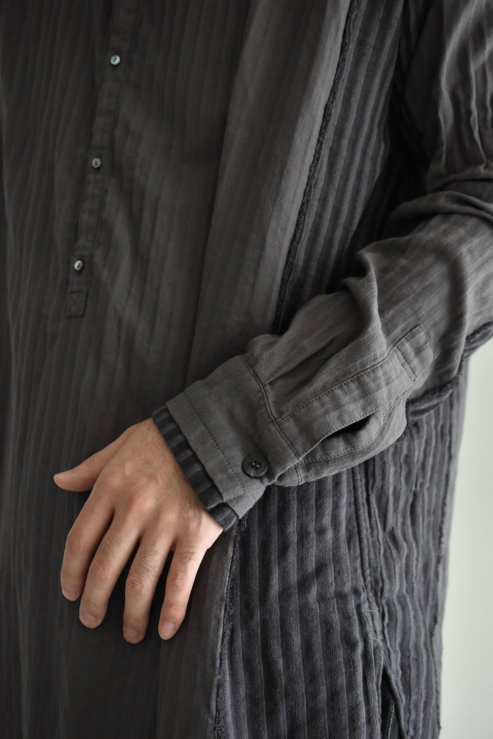 《ラスト1点!!》Pullover Shirts"Grey"/プルオーバーシャツ"グレー"