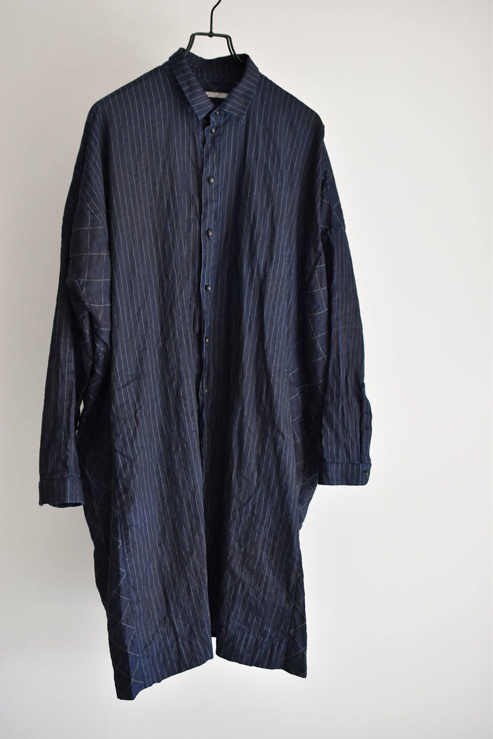 《ラスト1点!!》Indigo Dyed Long Shirt/インディゴダイロングシャツ