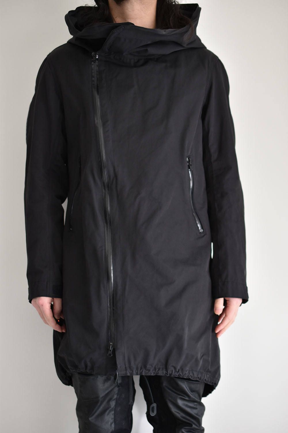 《ラスト1点!!》-WATER REPELLENT- Military Coat"ブラック"/ミリタリーコート"ブラック"