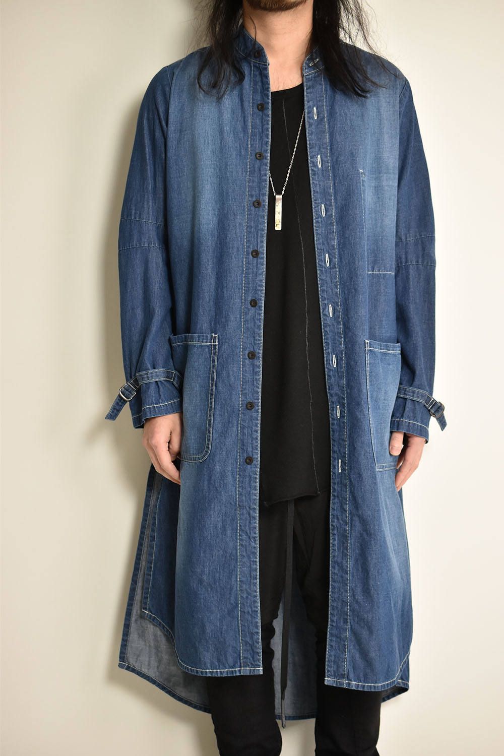 Denim Long Shirt Jaket"Indigo"/デニムロングシャツジャケット"インディゴ"