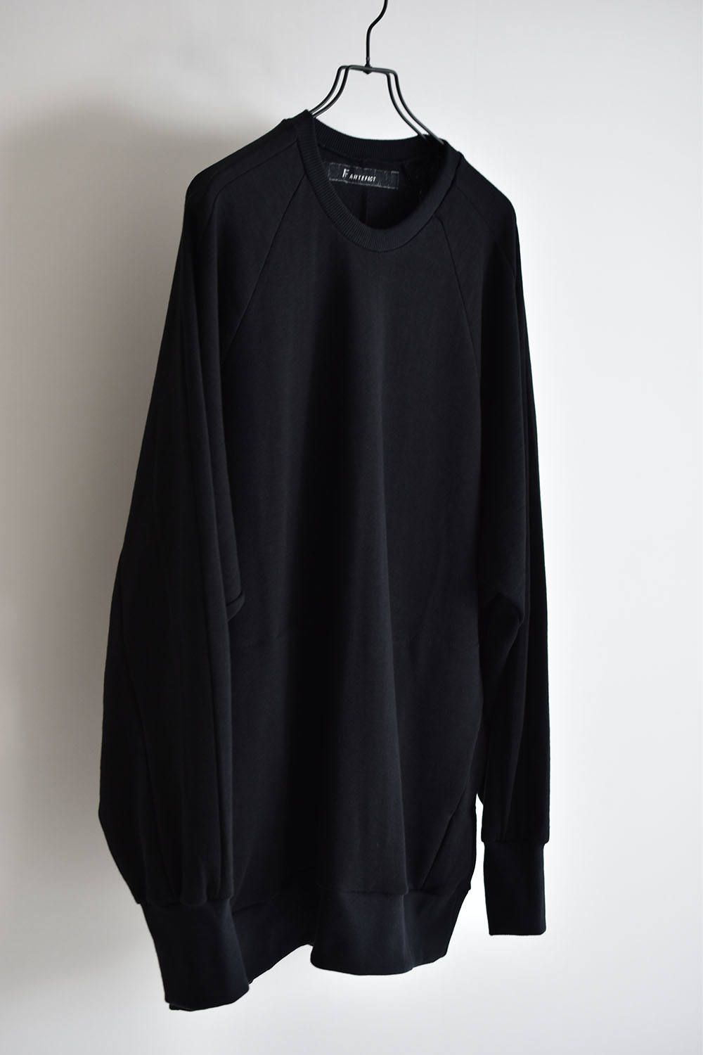 《ラスト1点!!》Long Over size Sweater"Black"/ロングオーバーサイズスウェット"ブラック"