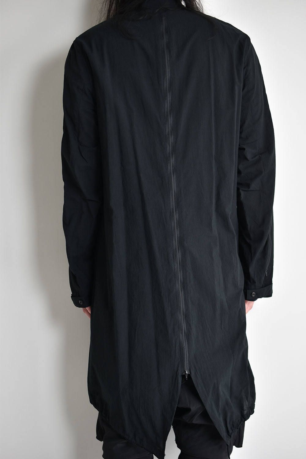 Maulti Zip Long Shirt"Black"/マルチジップロングシャツ"ブラック"
